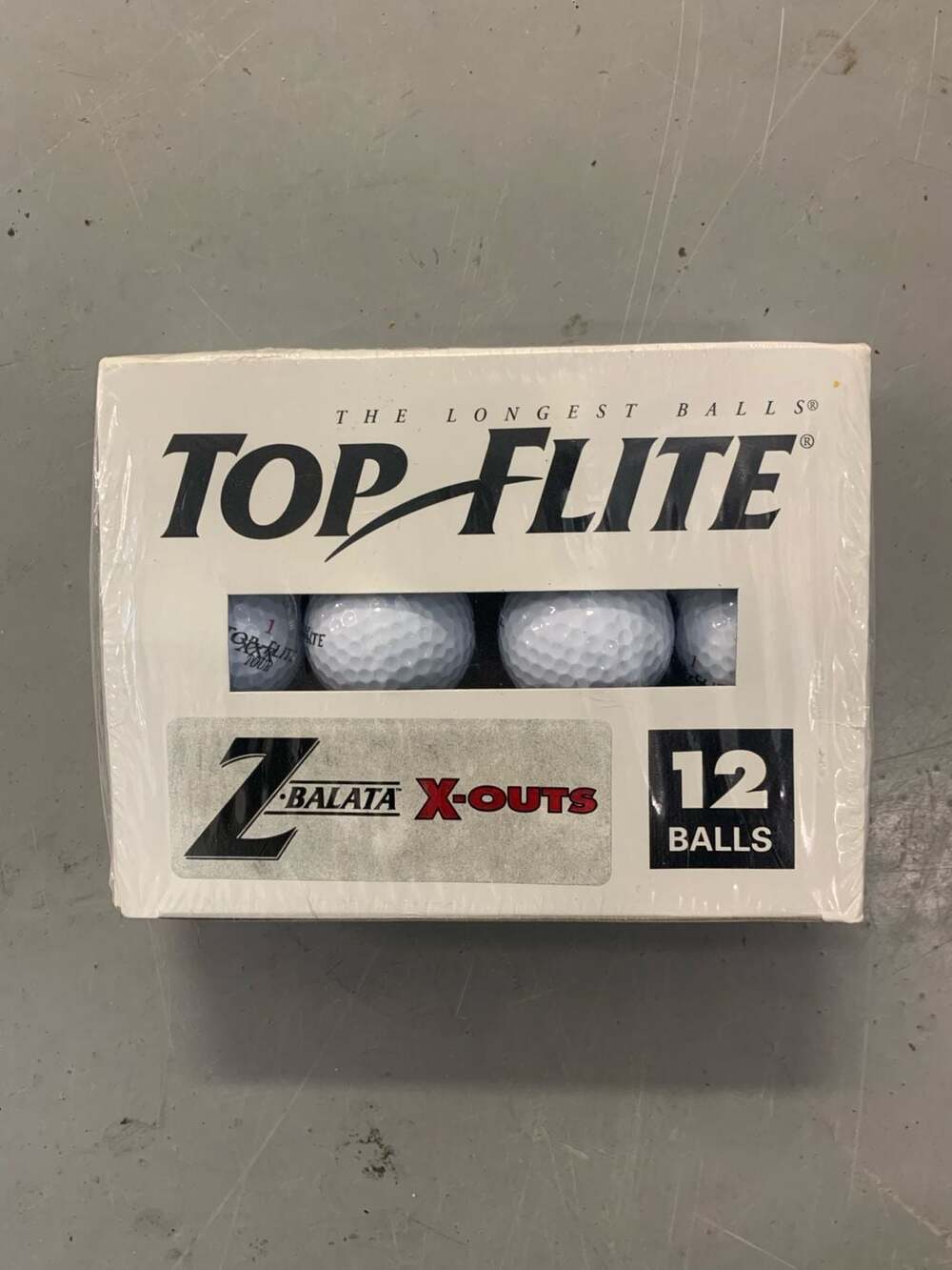 Top-Flite Z-Balata X-Outs 12-Pack Golf Balls NEW